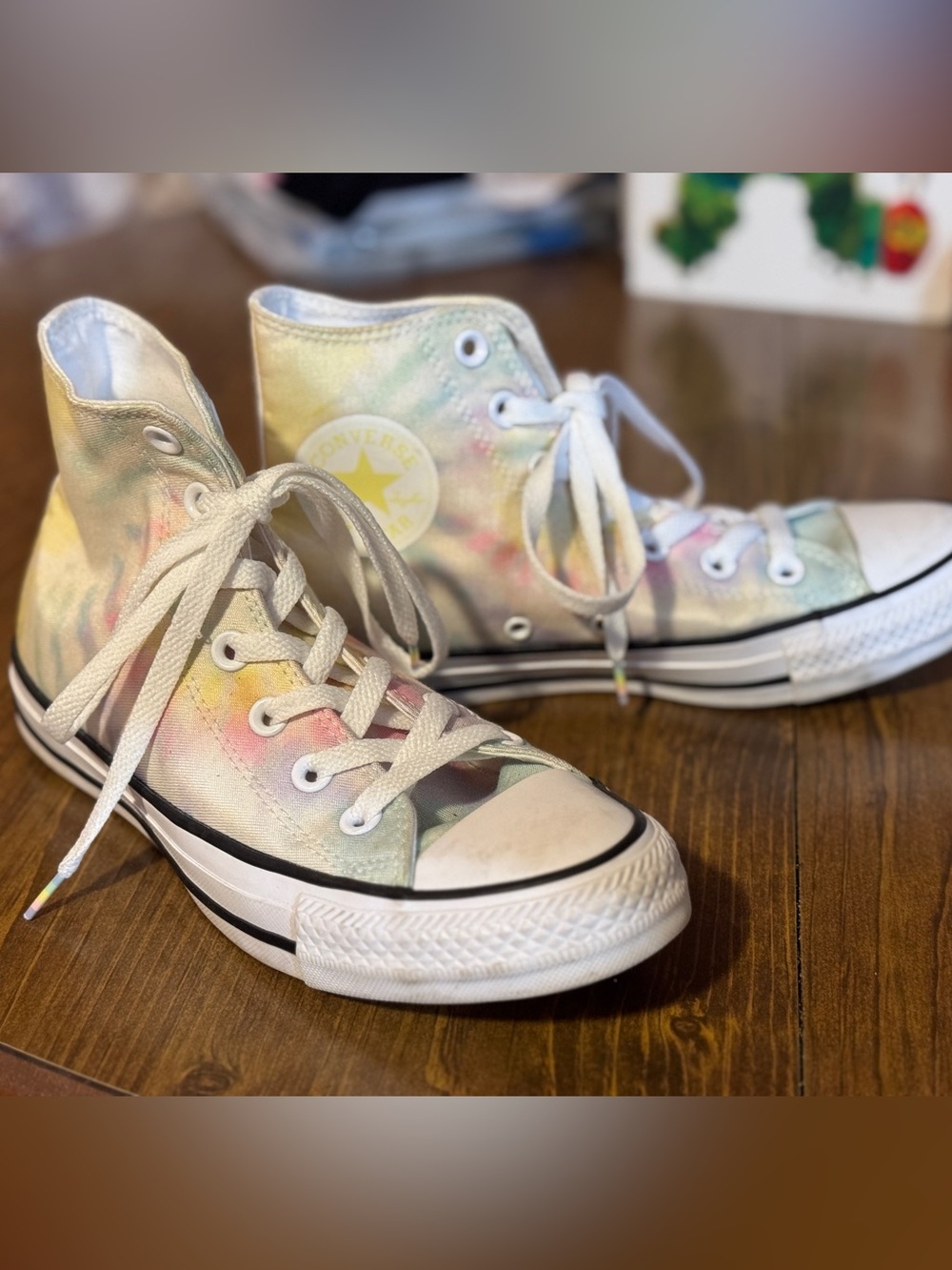 Converse High Top Sneakers - Pastel Tie-Dye